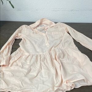 Grayson Changemaker Long Sleeve Popover Shirt Dress Blush Pink